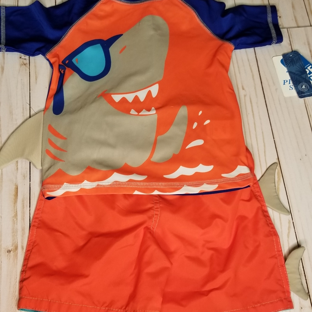 3T boys shark swim set